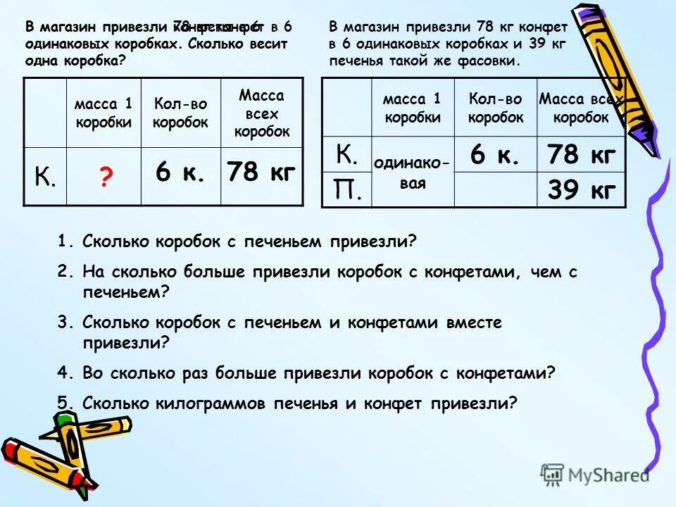 В коробку разложили 7 кг печенья большую