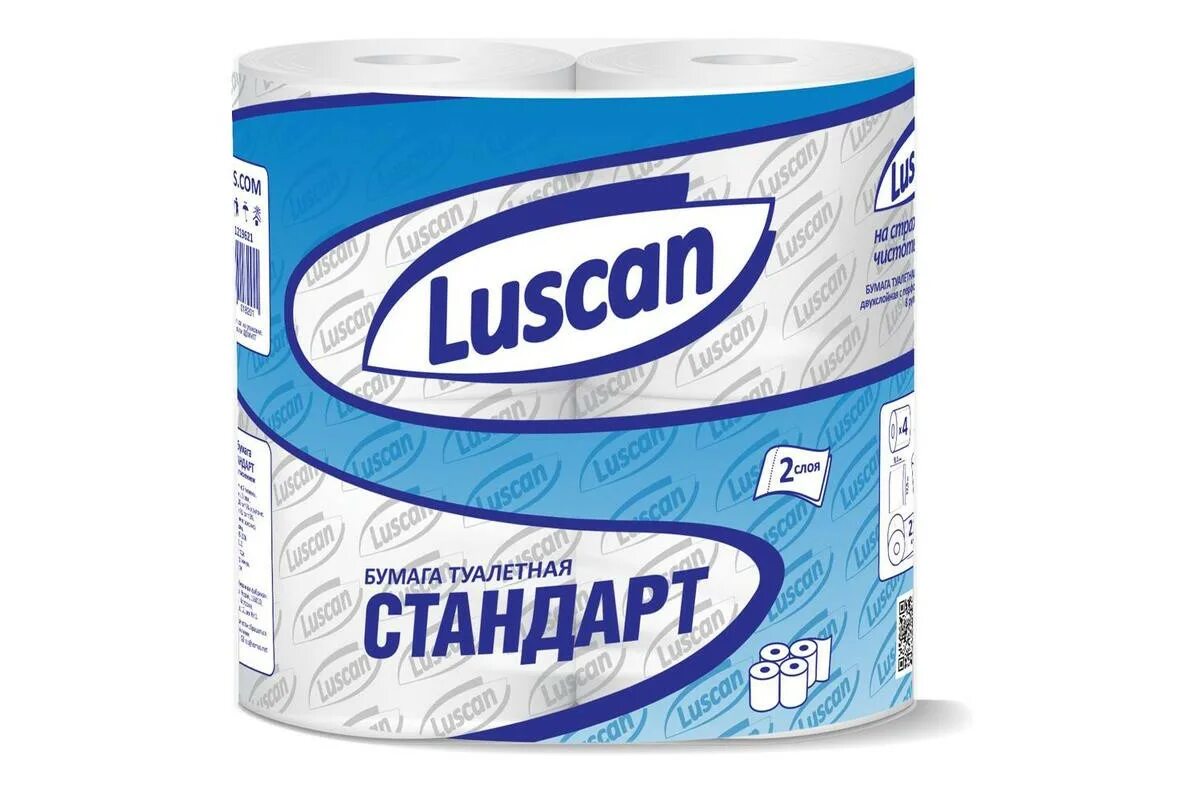 Бумага туалетная рулонов luscan professional. Бумага туалетная Luscan Standart 2сл бел вторич втул 21, 88м 175л 4рул/уп. Туалетная бумага Лускан 2-слойная белая. Бумага туалетная Luscan Standart 2-слойная белая 8 рулонов в упаковке. Luscan бумага туалетная Standart 2х-слойная белая вторичная 8 рулонов 2 уп.