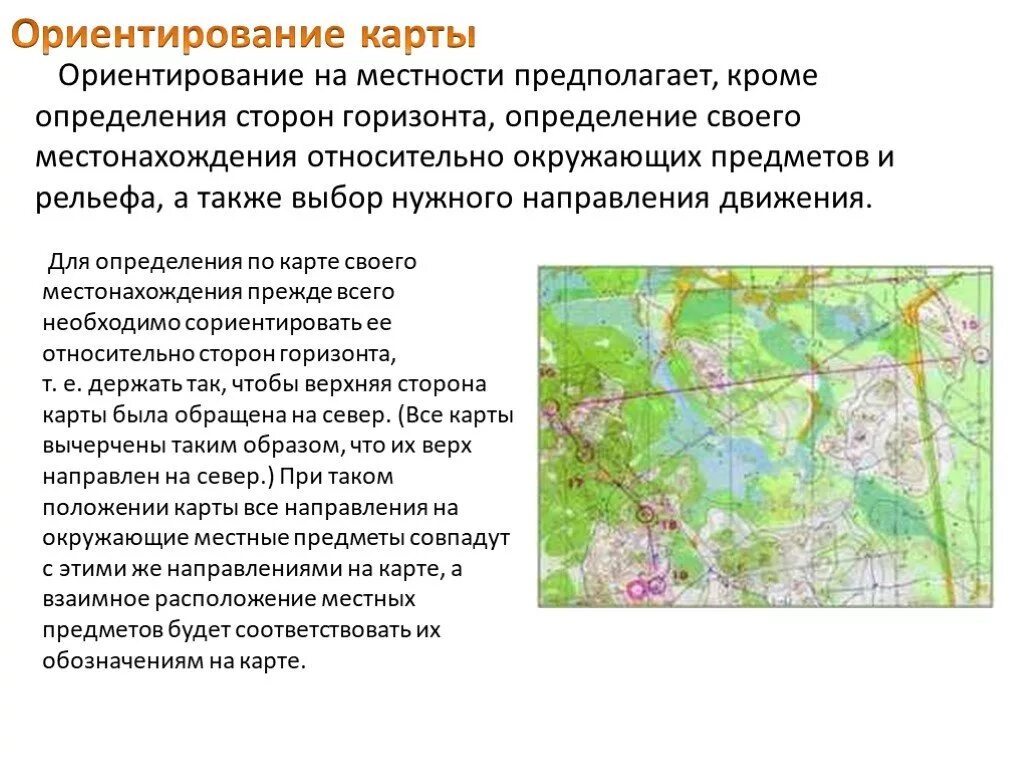 Способы определение по карте своего местоположения. Ориентирование на местности по карте. Ориентиры на местности на карте. Карта для ориентирования на местности
