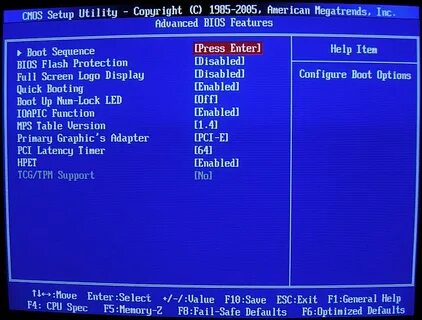 Boot up