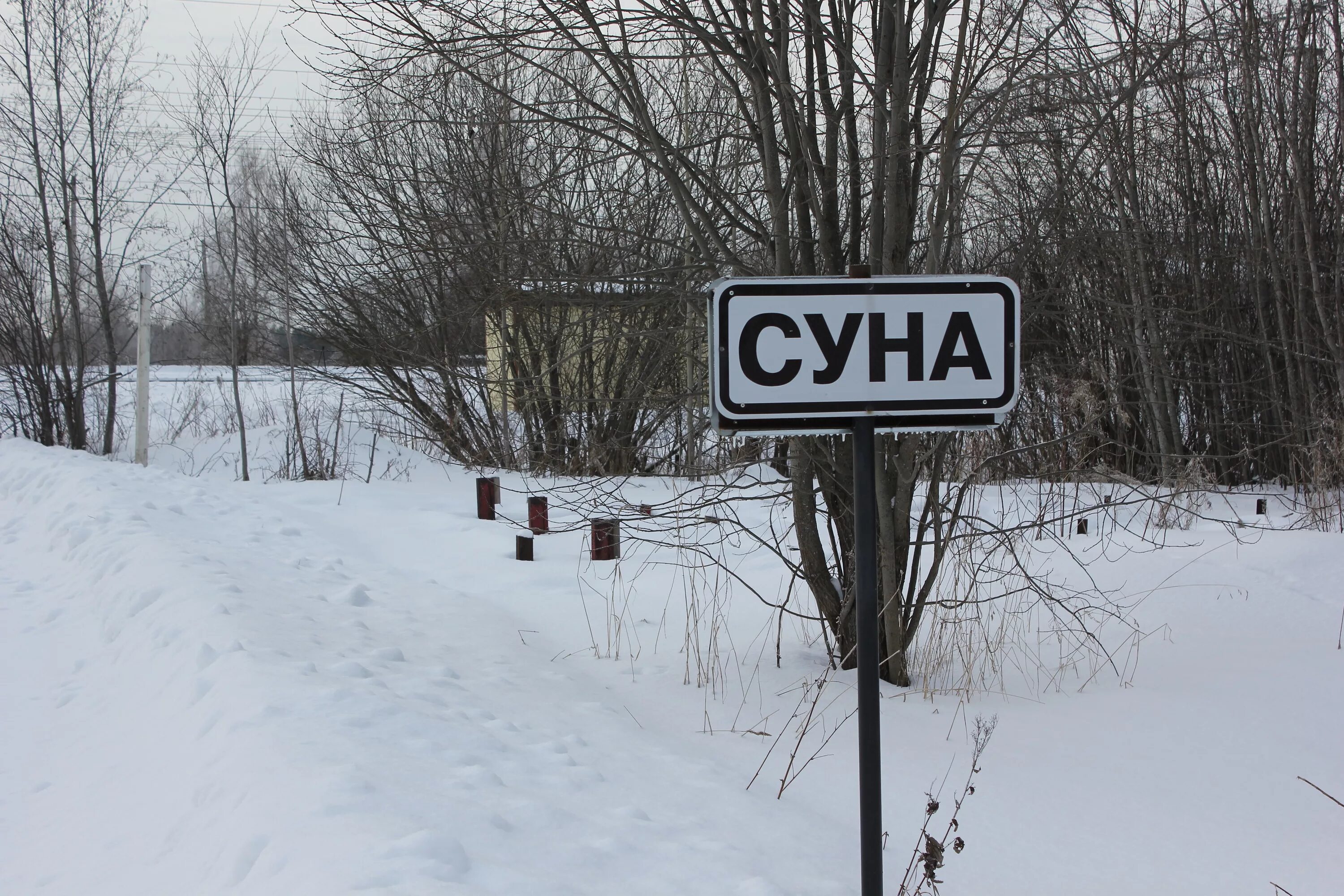 Мнение местных жителей. Сунский район знак.