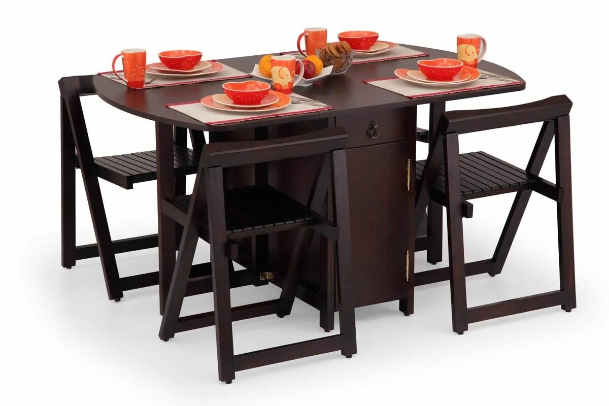 Нужны кухонные столы. Стол-книжка (трансформер) «Pitagora». Столик складной кухонный. Раскладной столик на кухню. Складной стол для маленькой кухни.