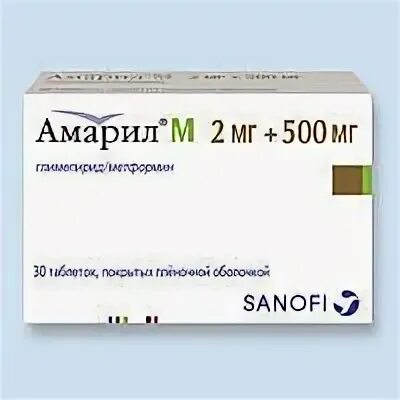 Амарил м 2 мг 500 мг