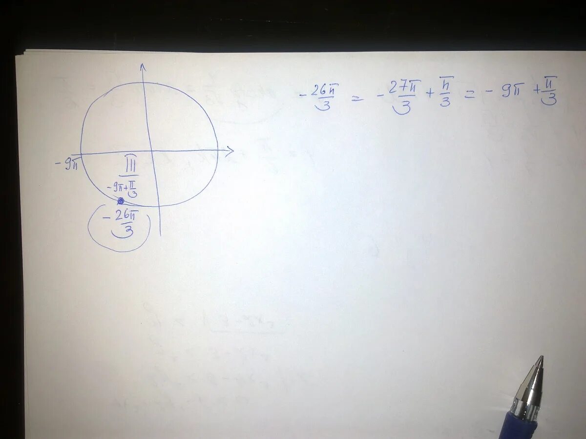 0 6 пи пи 3. Точки Pi/3. 26пи на 3 на окружности. -26 Пи на 3. -26п/3.