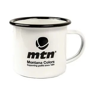 Enamel mug logo