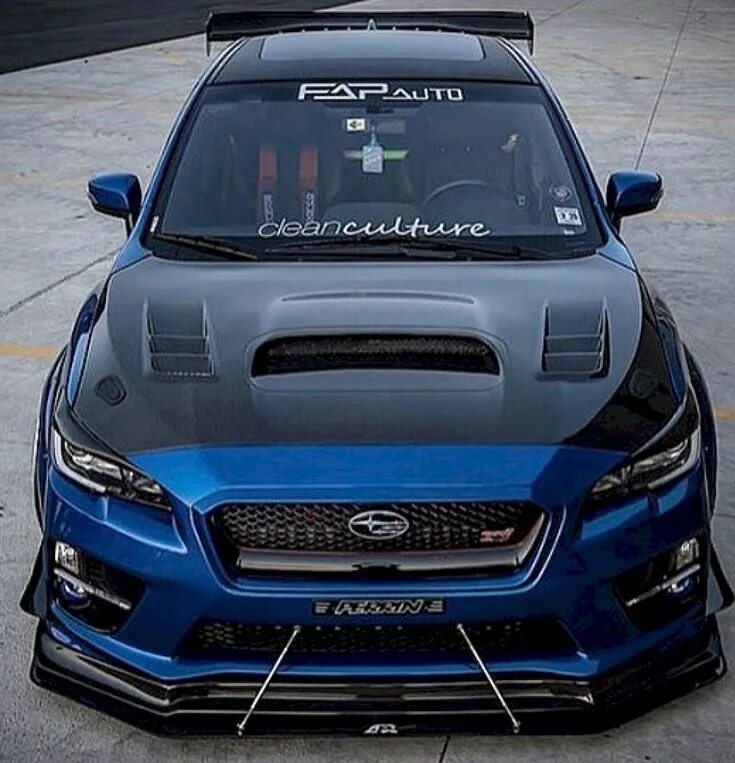 Subaru WRX STI with Engraved Body Kit for SEMA 2016 - YouTube