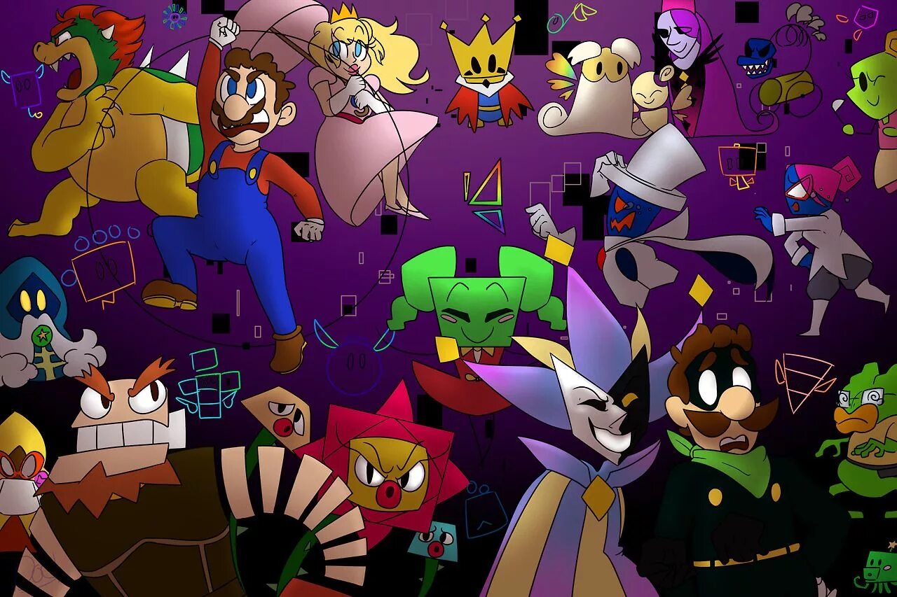 Super paper. Super paper mario. super paper mario dimentiо. mario 10th anniversary. super paper mario - &quot;exzener&quot; русская версия.