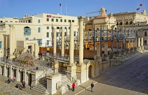 Royal Opera House, Valletta, Malta.