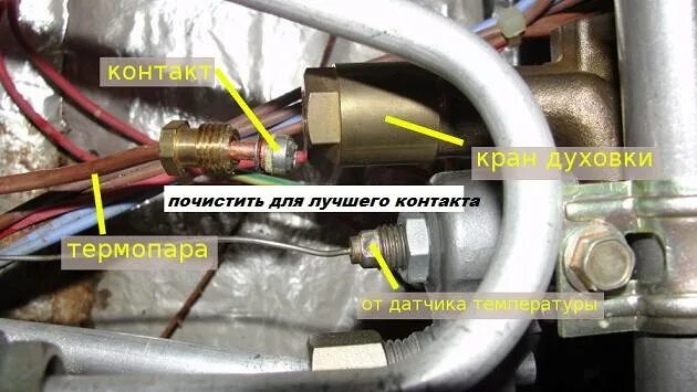 Функция газ контроль. Термопара и электромагнитный клапан газовой плиты. Электромагнитный клапан для газовой плиты Гефест 3100. Гефест 3100 термопара духовки. Температурный датчик газовой плиты Гефест.