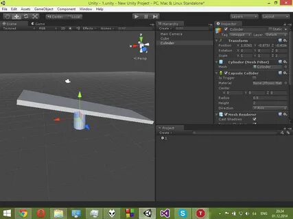 Unity родительский объект