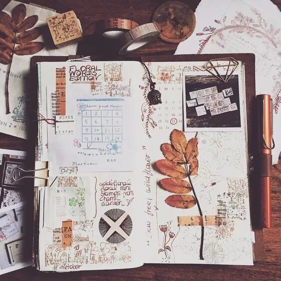 Как выглядит эстетичный блокнот внутри 60+ Beautiful Bullet Journal Cover Page Ideas for Every Month of the Year Идеи д