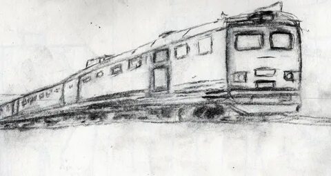 Рисунок поезд движения первых