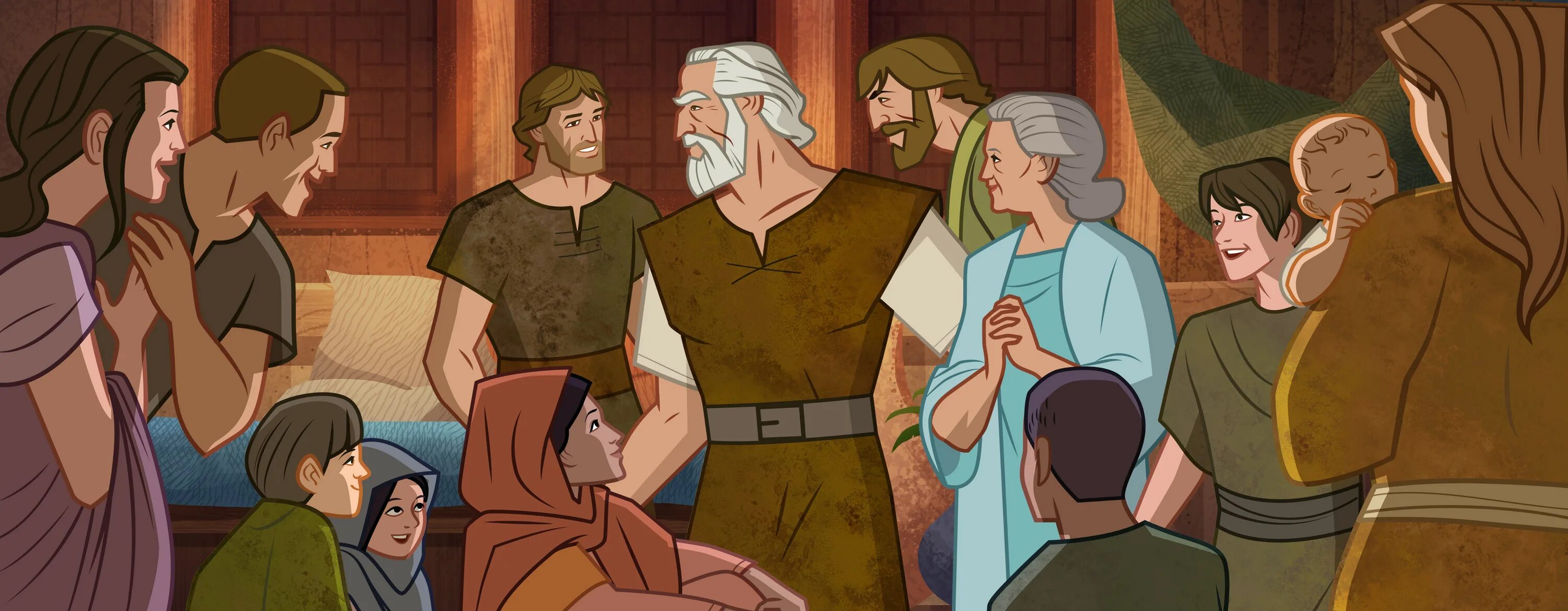 Ной кон. Ной и его семья. Семья ноя Ковчег. Ной и его сыновья. Праведный Ной и его семейство.