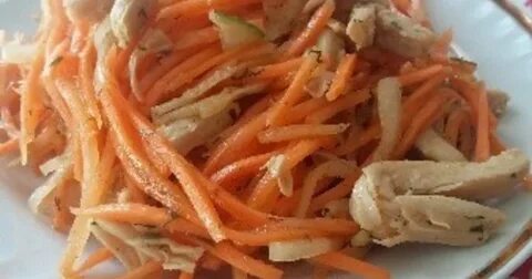 Морковь с соевым мясом