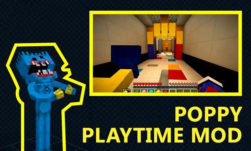 Майнкрафт мод на poppy playtime 1. Поппи Плейтайм майнкрафт. Карта Поппи Плейтайм для майнкрафт. Poppy Playtime Mod Minecraft. Поппи Плейтайм 3 майнкрафт мод.