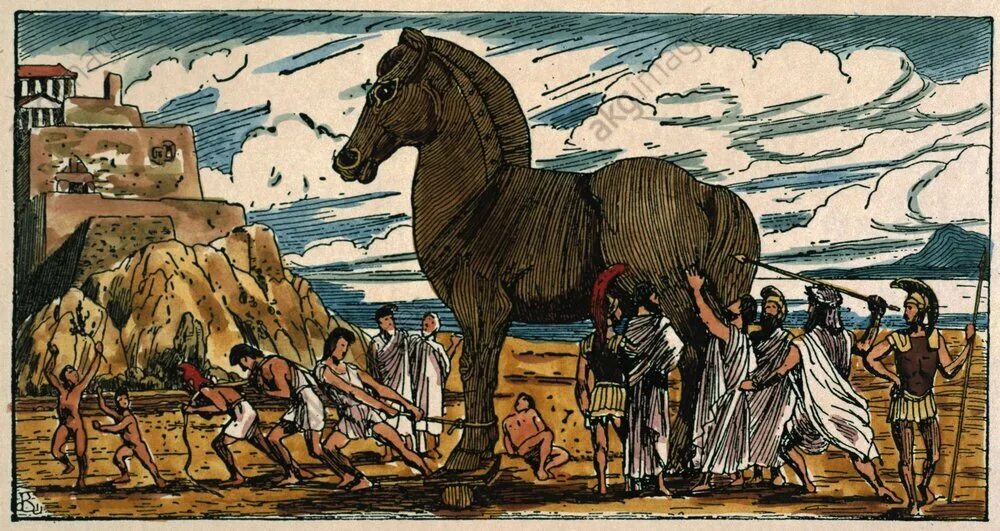 Троянский конь Илиада. Гомер Илиада Троянский конь. Одиссей и Троянский конь. Одиссея и Илиада Троянский конь.