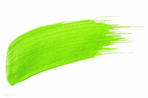 Neon lime green brush stroke free image by rawpixel.com / Ake Brush Stroke Png...