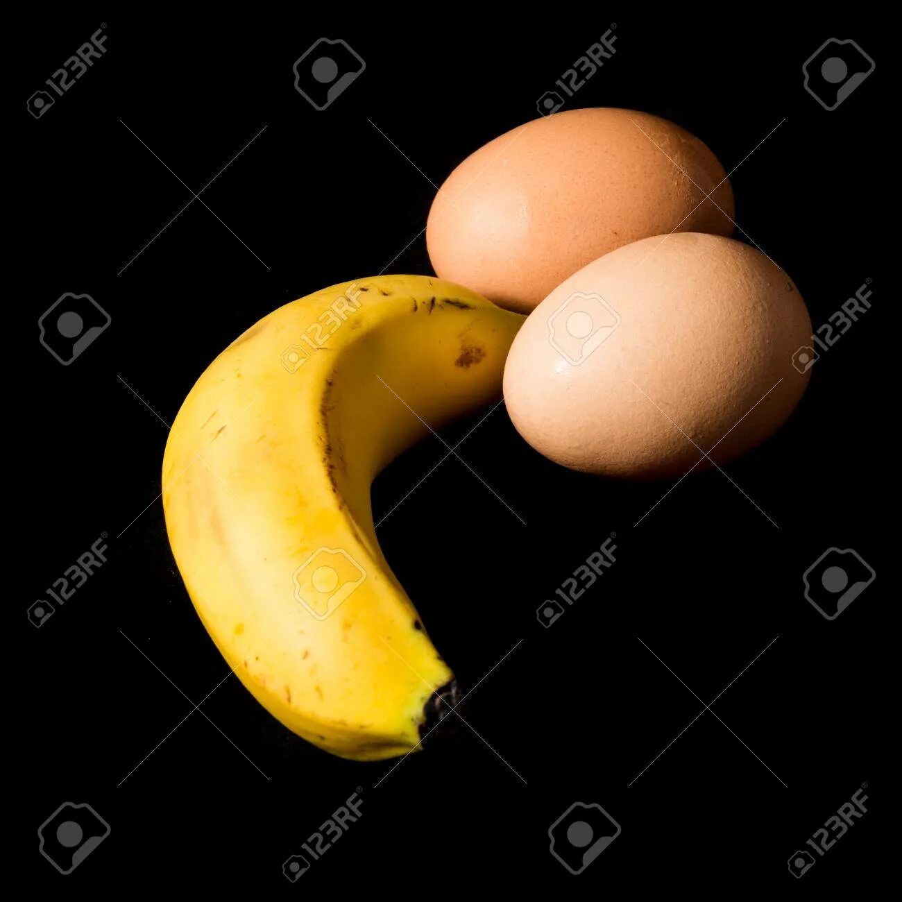 Eggs bananas
