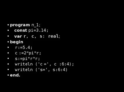3 program var begin