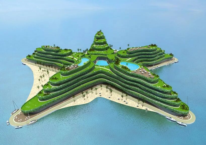 Где находится плавучий остров Islands over the sea