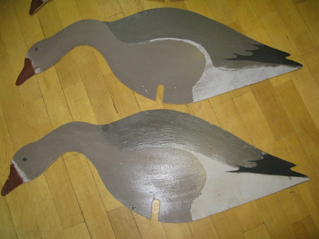 самодельные гусиные профиля. поделка гусь из бумаги. поделка гусь. поделка гусь своими руками. чучело гуся для охоты своими руками.