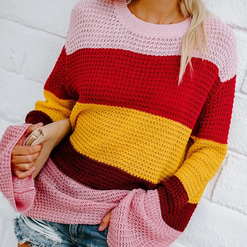 Яркие джемпера. Свитер женский многоцветный. Яркий свитер. Радужный свитер. Разноцветная кофта.