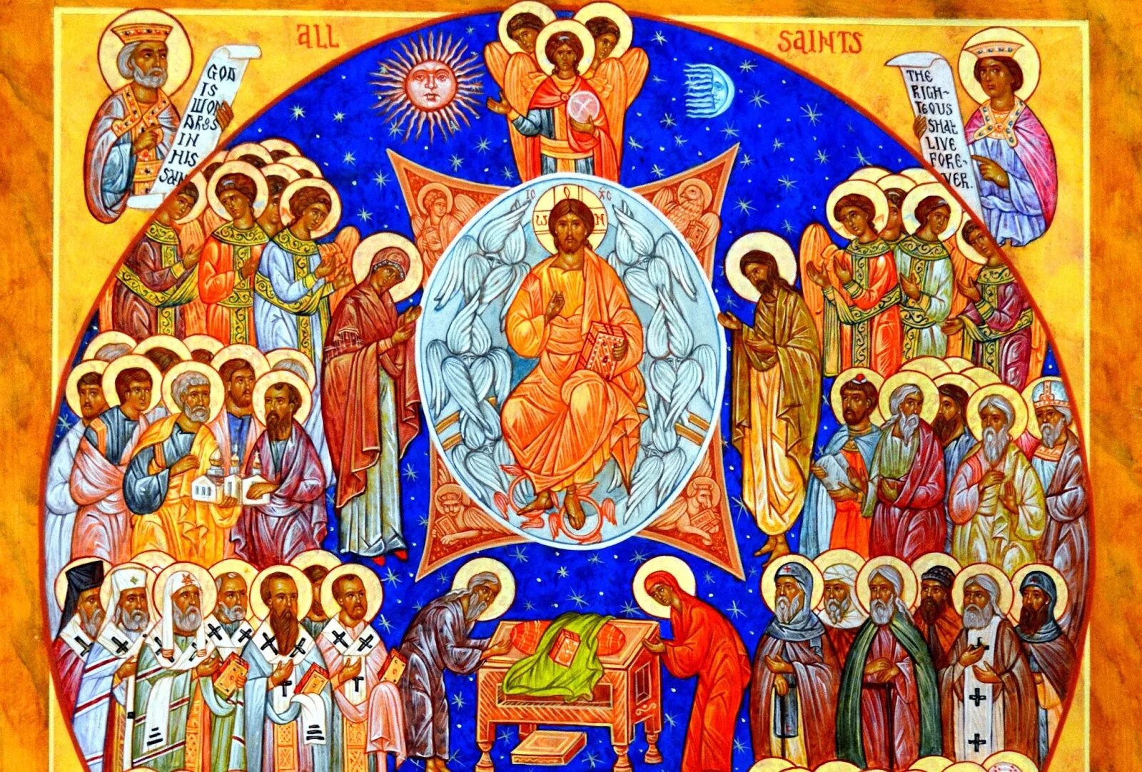 День всех святых у православных в 2024. День всех святых. День всех святых в православии. Образа всех святых в православии.