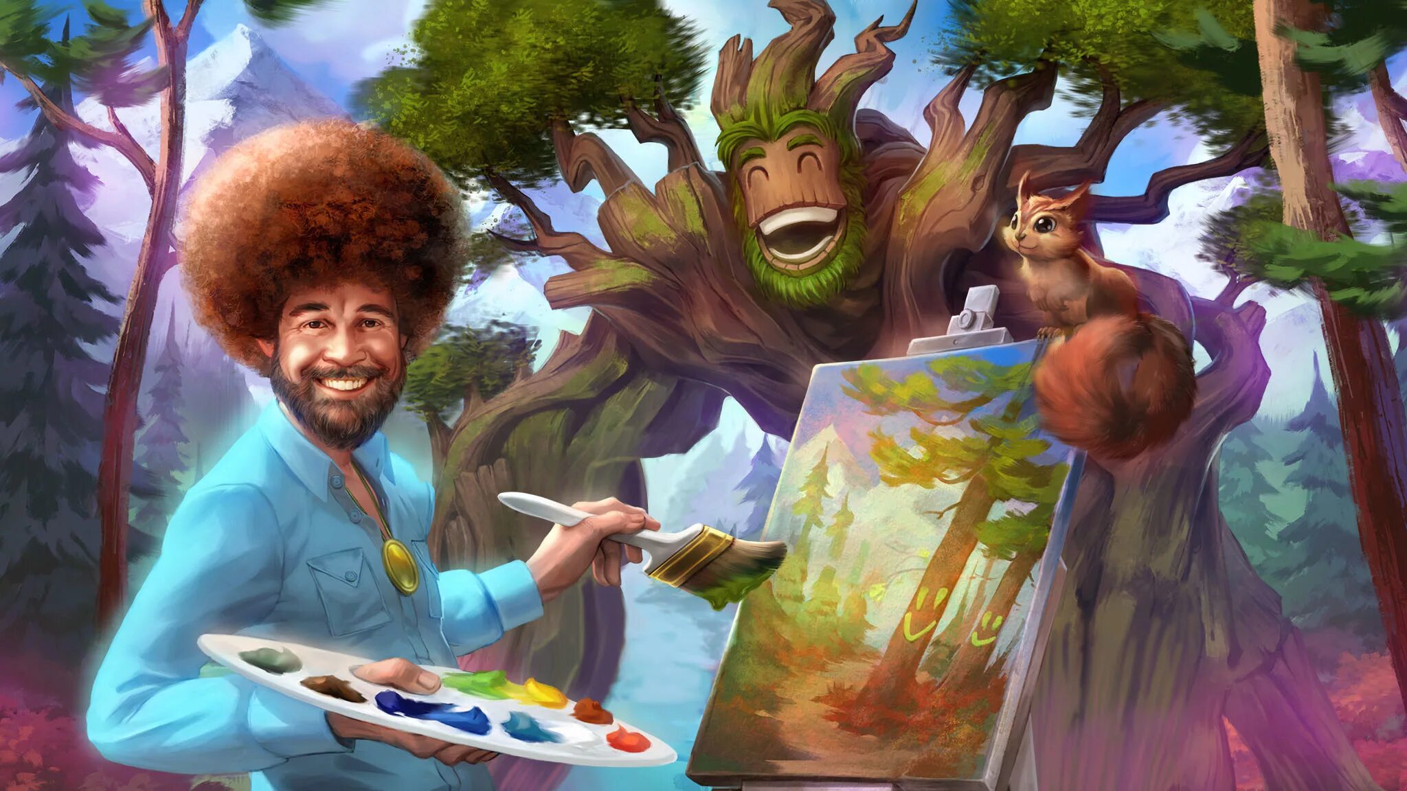 Боба сторе. Bob Ross. Smite Bob Ross. Боб Росс кул стори. Боб Росс Мем.