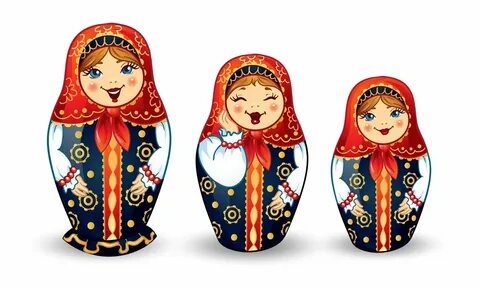 Матрешки разных размеров