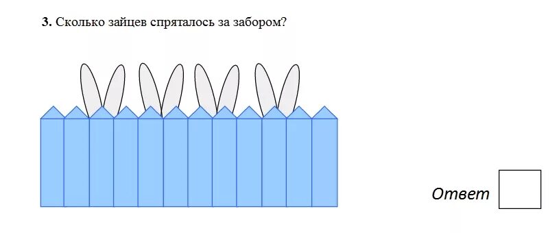 Сколько 2 ты видишь. Сколько спряталось за забором. Сколько животных спряталось за забором. Сколько Зайцев за забором. Сколько Зайцев спряталось.