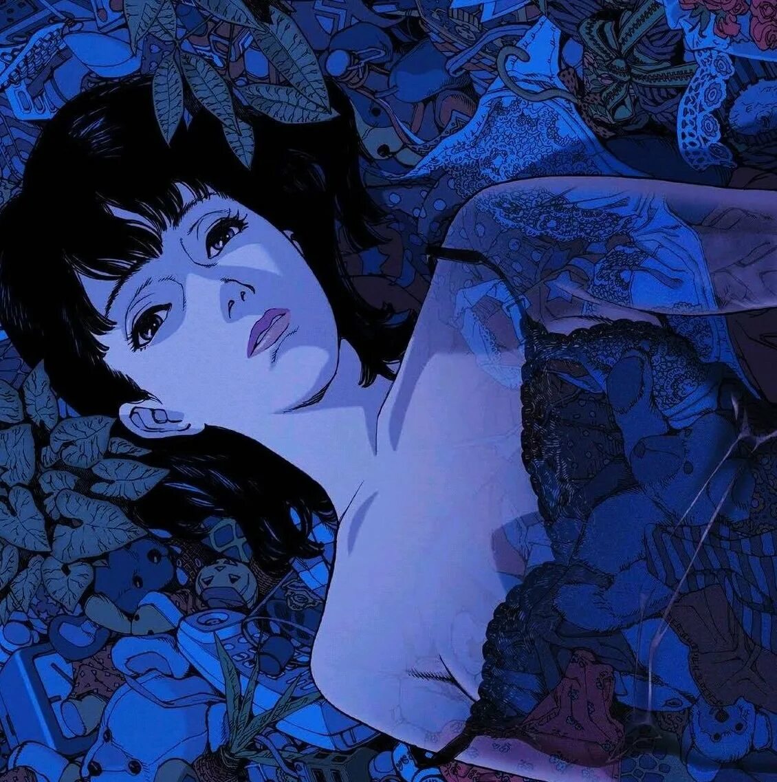 По синей грусти меня отпустит иду. Perfect Blue («идеальная грусть»), 1998. Мима Киригоэ.