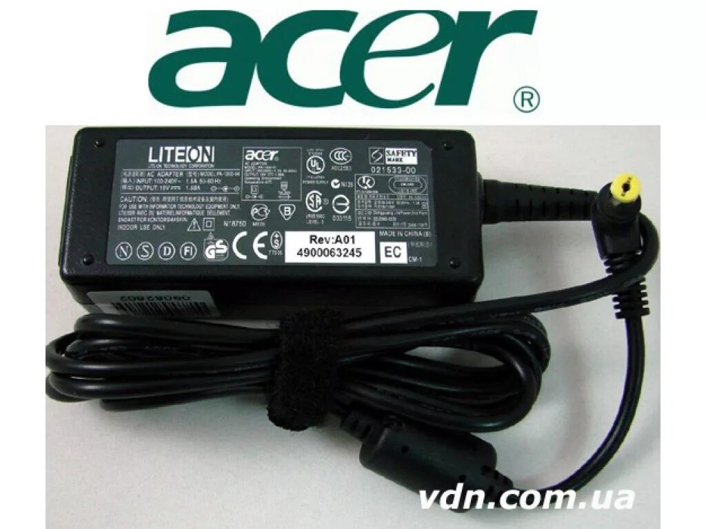 Блок питания для acer aspire. Блок питания для ноутбуков Acer Aspire one d250-0bb 19v, 1.58a, 5.5-1.7мм. AC адаптер 19v Packard Bell. Acer Aspire one 533 блок питания.