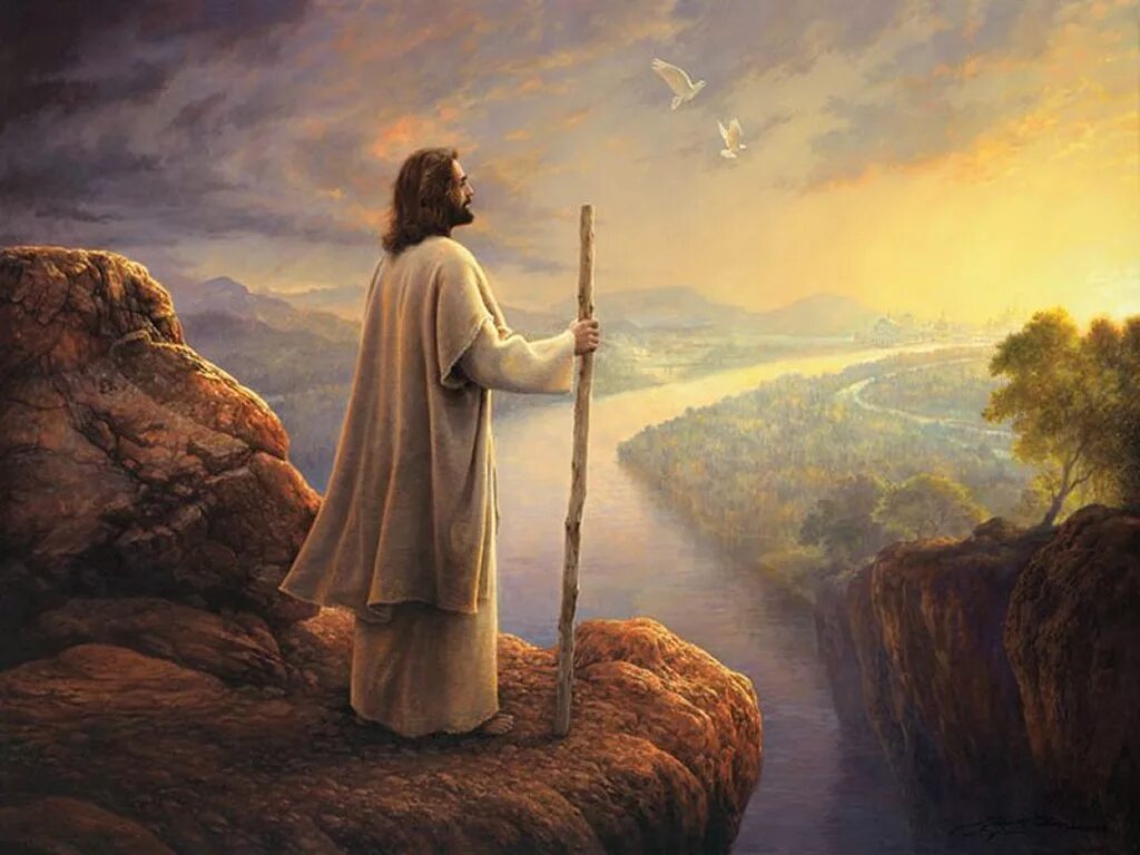 Иисус Христос Пастырь Грег Олсен. Грег Олсен (Greg Olsen). " Иисус. Бог и человек". ( Jesus).. Грег Олсен картины Иисус Христос на горе. Силы бога в это время