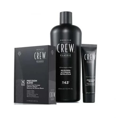 Краска для волос седина для мужчин. American Crew Precision Blend шампунь. Американ Крю Precision Blend. American Crew 4,5% developer 500 мл. American Crew Precision Blend 5-6 Medium Ash 3x40 ml.