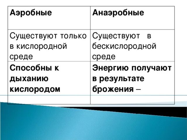 Аэробные и анаэробные организмы. Различие аэробного и анаэробного. Различие аэробного и анаэробного дыхания. Отличие аэробов от анаэробов. Этапы анаэробных организмов