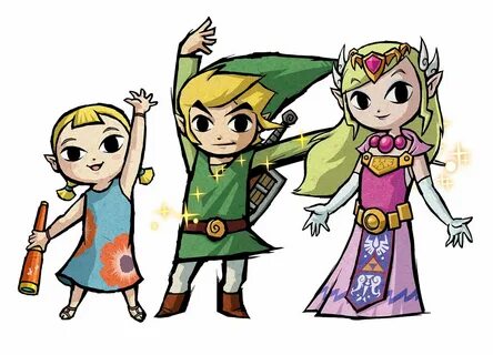 The Legend of Zelda: The Wind Waker HD art gallery featuring characters a.....