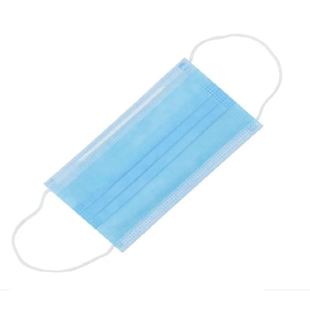 Маска 3-х слойная на резинке, голубая, 50шт carestone medical & protective products co. Маска медицинская слойная на резинках. Маска (3-слойная на резинках, желтые) 100шт. 50шт. Маска защитная медицинская однораз.