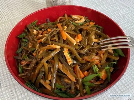 Солянка из капусты с кальмарами