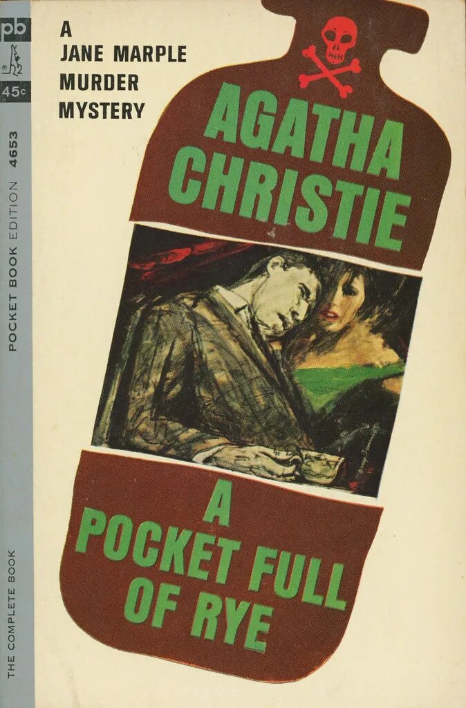 Agatha Christie books. A Pocket Full of Rye. Марпл карман полный ржи