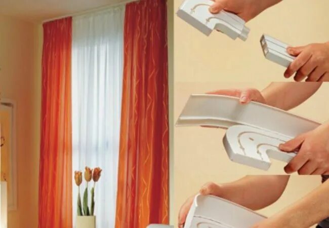 Как одевать ленту на карниз. Как одевать ленту на карниз