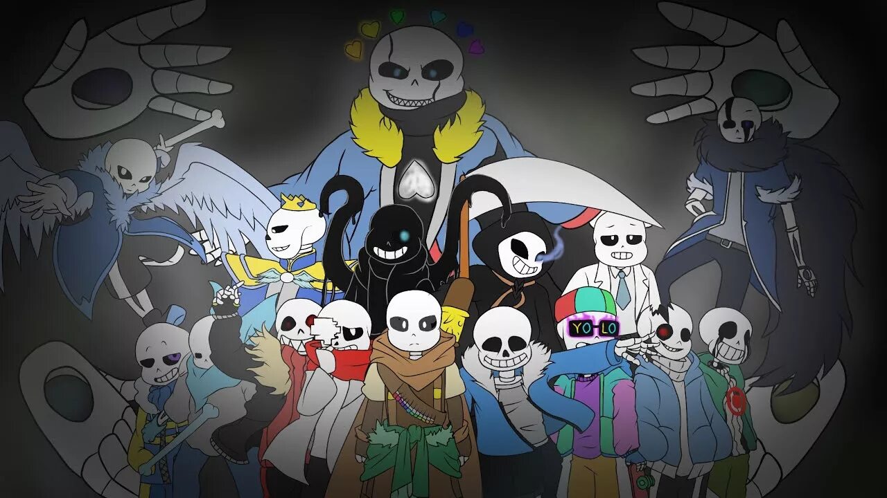 Sans multiverse. Андертейл ау 3 Санса. Ink Sans. Андертейл ау Инк Санс. Король мультивселенной Санс.