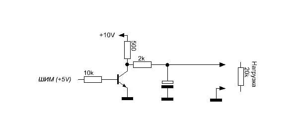 Усилитель ШИМ сигнала на транзисторе. Усилитель ШИМ сигнала на транзисторе схема. ШИМ В аналоговый сигнал схема. Фильтр для ШИМ сигнала ардуино. 0 5 в 0 10 вольт