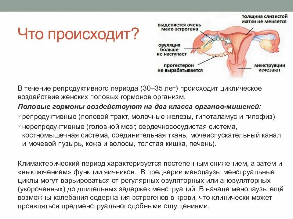 Клинические проявления климактерического синдрома. Климакс презентация. Менопауза презентация. Изменения в организме женщины в климактерическом периоде.