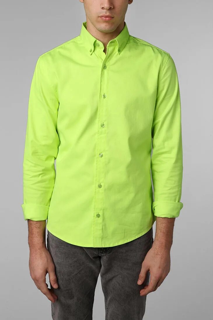 Lime мужской магазины. Цветные рубашки мужские. Салатовая рубашка мужская. Неоновая рубашка мужская. Мужская рубашка неонового цвета.