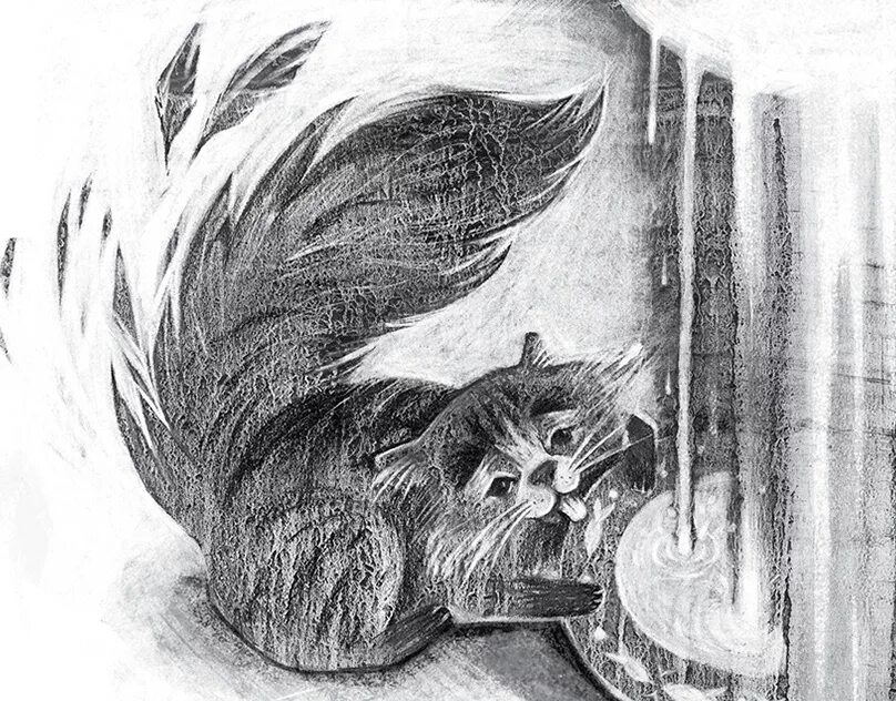 Метафора в стихотворении котенок благинина
