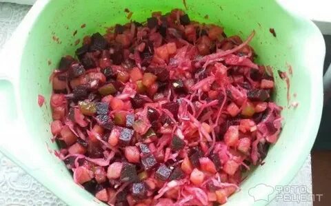 Винегрет без горошка рецепт