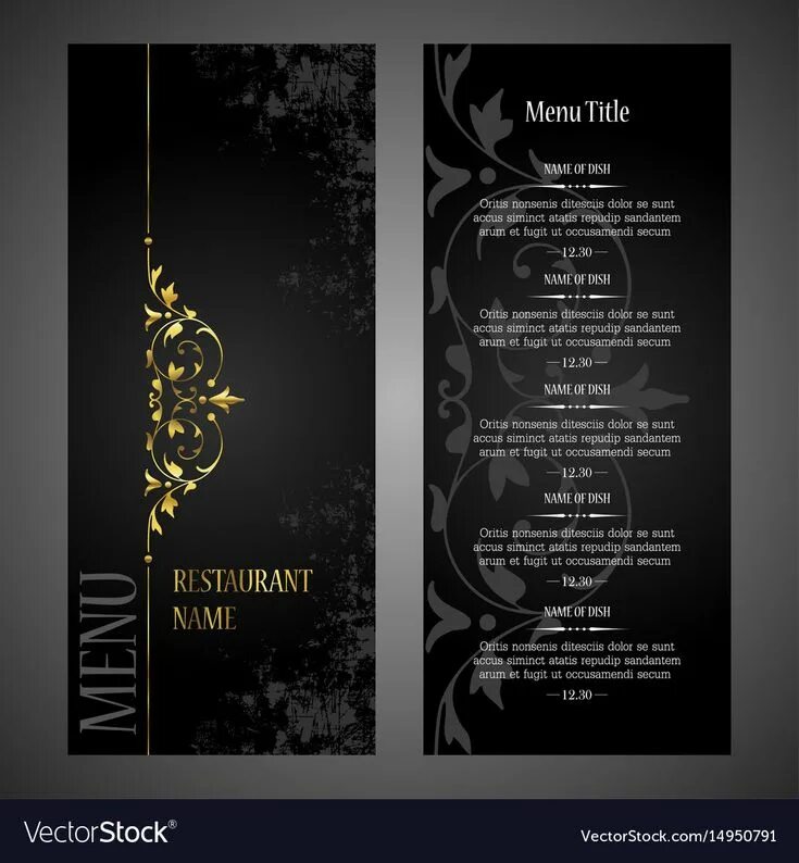 Menu layout