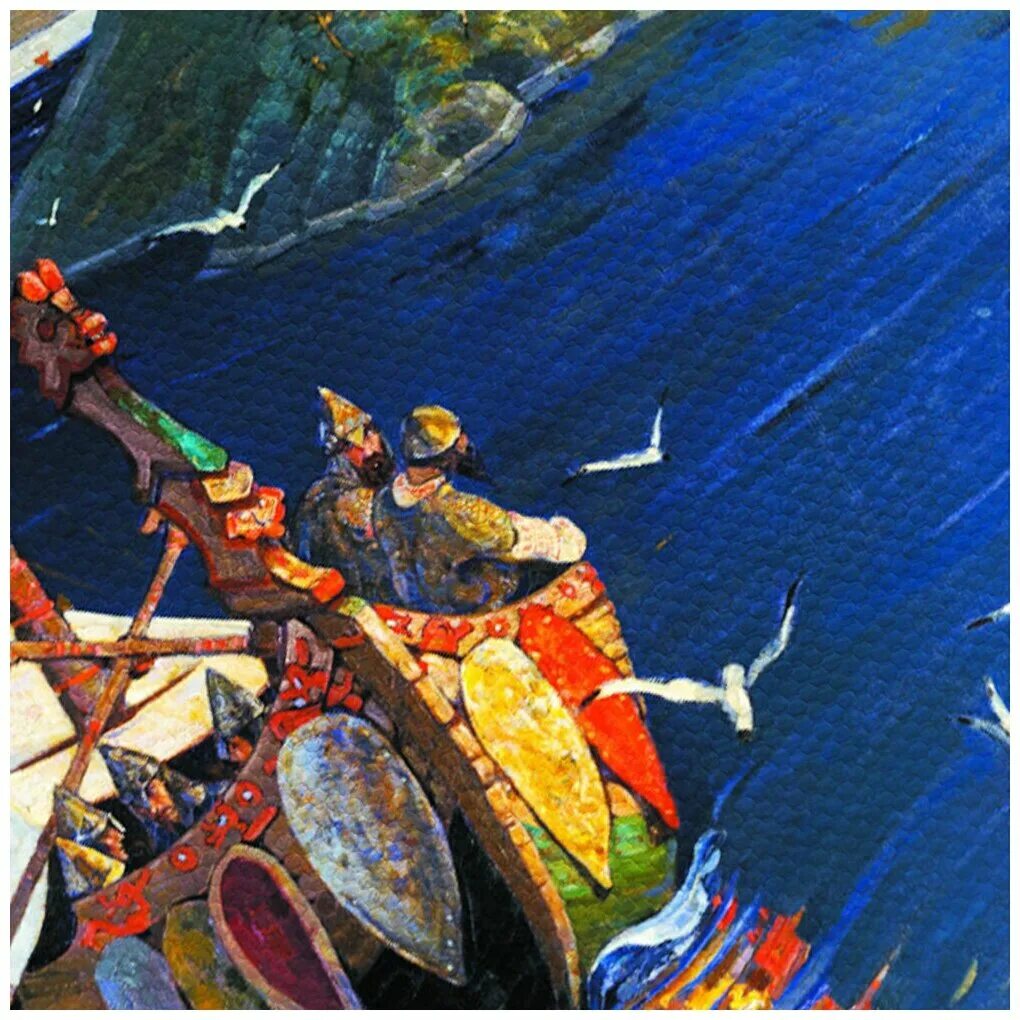 рерих заморские гости оригинал. «заморские гости» (1901). 1902. николай константинович рерих заморские гости. 1902.