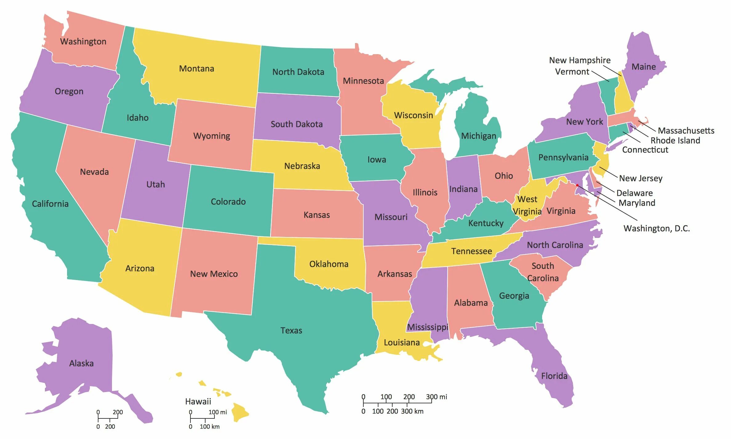 Примеры штатов сша. The united states of america карта. штат вермонт на карте сша. карта сша со штатами. карта штатов сша 2025.