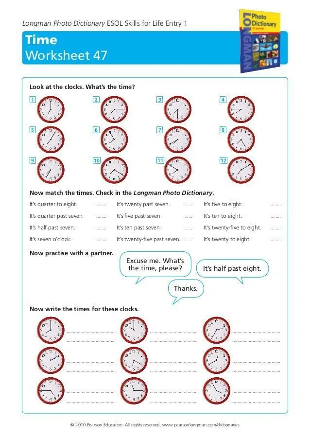 Write the time ответы. Time worksheets 47 ответы. time worksheets ответы. longman photo dictionary esol skills for life entry 1 ответы. longman photo dictionary ответы.